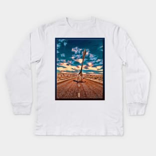 A Fork in the Road Kids Long Sleeve T-Shirt